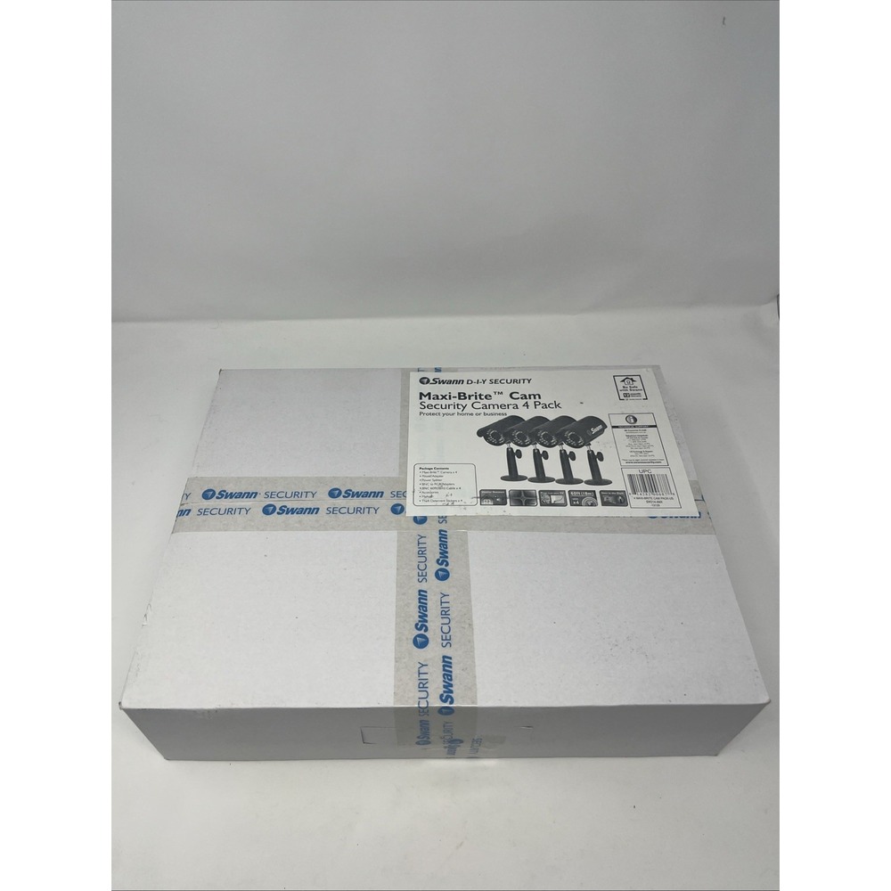 Swann Maxi-Brite Cam Security Camera 4 Pack SW214-4MX‎ NEW SEALED